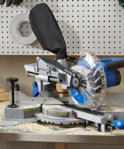Kobalt Miter Saws Compact sliding 7-1/4-in 10 Amps Single Bevel Sliding Compound Corded Miter Saw 20 Kobalt Miter Saws Compact sliding 7-1/4-in 10 Amps Single Bevel Sliding Compound Corded Miter Saw -Kobalt Shop 16863042
