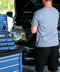 Kobalt Mechanics Tool Sets 232-Piece Standard (SAE) and Metric Combination Polished Chrome Mechanics Tool Set (1/4-in; 3/8-in; 1/2-in;) -Kobalt Shop 17608020 scaled