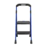 Kobalt Step Stools 2-Step 300-lb Capacity Black Steel Foldable Step Stool