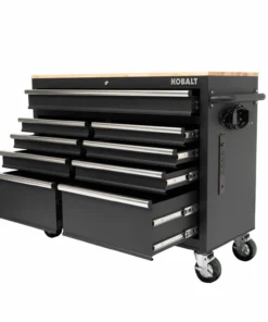 Kobalt Work Benches 46.1-in W x 37.2-in H 9-Drawer Rubber Work Bench -Kobalt Shop 17902368 scaled