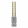 Kobalt Twist Drill Bits 2-Piece 7/64-in 2-3/4-in Titanium Coated Hss Twist Drill Bit