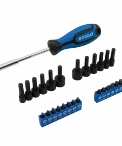 Kobalt Mechanics Tool Sets Centennial 100-Piece Standard (SAE) and Metric Combination Polished Chrome Mechanics Tool Set (1/4-in; 3/8-in) 18 Kobalt Mechanics Tool Sets Centennial 100-Piece Standard (SAE) and Metric Combination Polished Chrome Mechanics Tool Set (1/4-in; 3/8-in) -Kobalt Shop 40333064 scaled