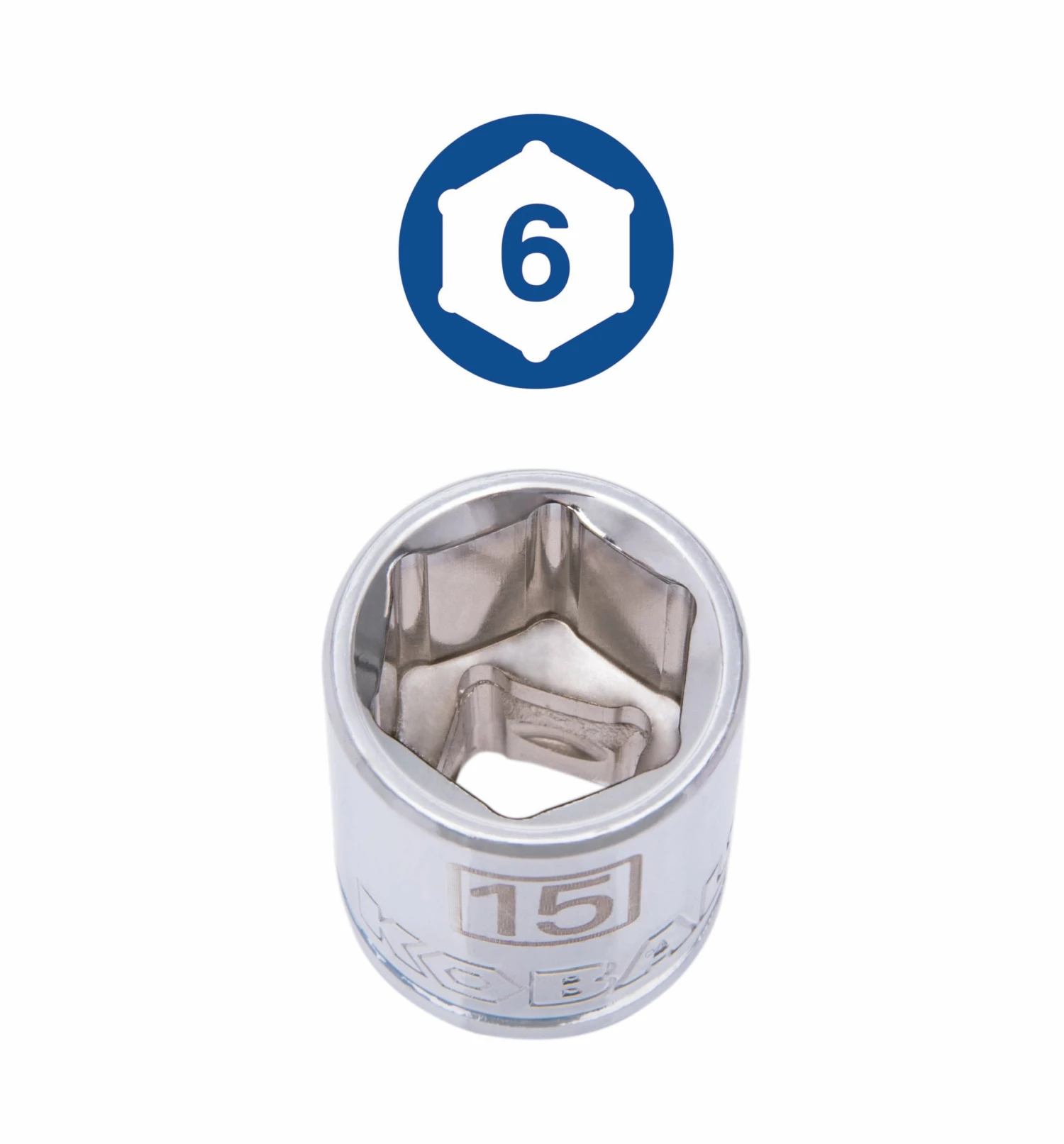 Kobalt Mechanics Tool Sets Centennial 100-Piece Standard (SAE) and Metric Combination Polished Chrome Mechanics Tool Set (1/4-in; 3/8-in) 9 Kobalt Mechanics Tool Sets Centennial 100-Piece Standard (SAE) and Metric Combination Polished Chrome Mechanics Tool Set (1/4-in; 3/8-in) - Image 9