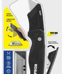 Kobalt Utility Knives Speed Release 10-Blade Folding Utility Knife with On Tool Blade Storage 11 Kobalt Utility Knives Speed Release 10-Blade Folding Utility Knife with On Tool Blade Storage -Kobalt Shop 41467704