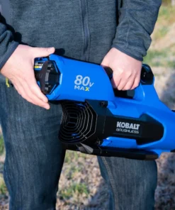 Kobalt Cordless Electric Leaf Blowers 80-volt Max 630-CFM Brushless Handheld Cordless Electric Leaf Blower 2.5 Ah (Battery & Charger Included) -Kobalt Shop 41718128