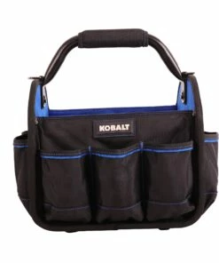 Kobalt Tool Bags Blue Black Polyester 12-in Tool Tote 13 Kobalt Tool Bags Blue Black Polyester 12-in Tool Tote -Kobalt Shop 42143648