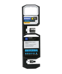 Kobalt Sockets & Socket Sets Universal 9-Piece Metric 1/4-in Drive Spline Set Shallow Socket Set -Kobalt Shop 42302032