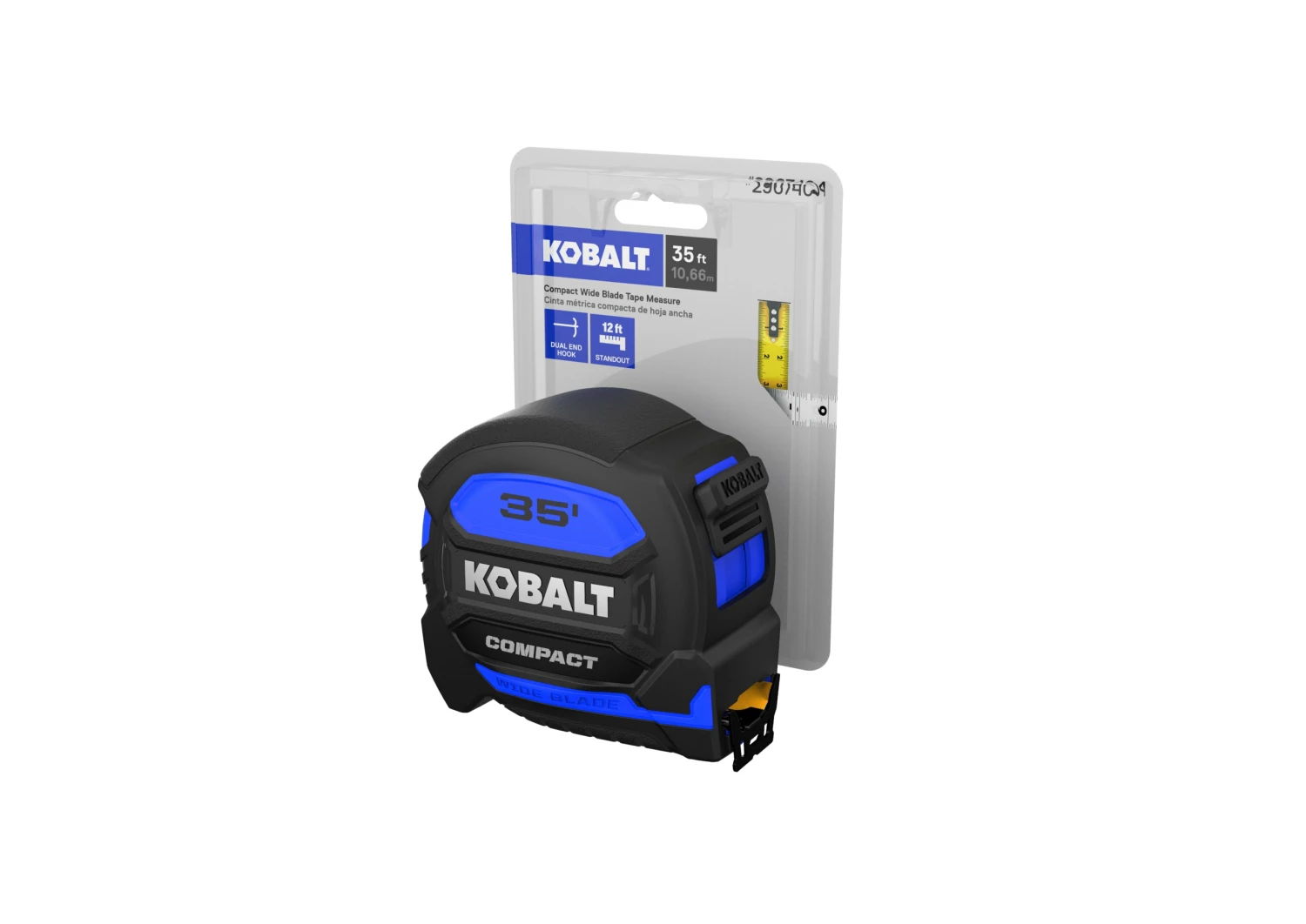 Kobalt Tape Measures Kobalt compact wide blade 35-ft Tape Measure 6 Kobalt Tape Measures Kobalt compact wide blade 35-ft Tape Measure - Image 6