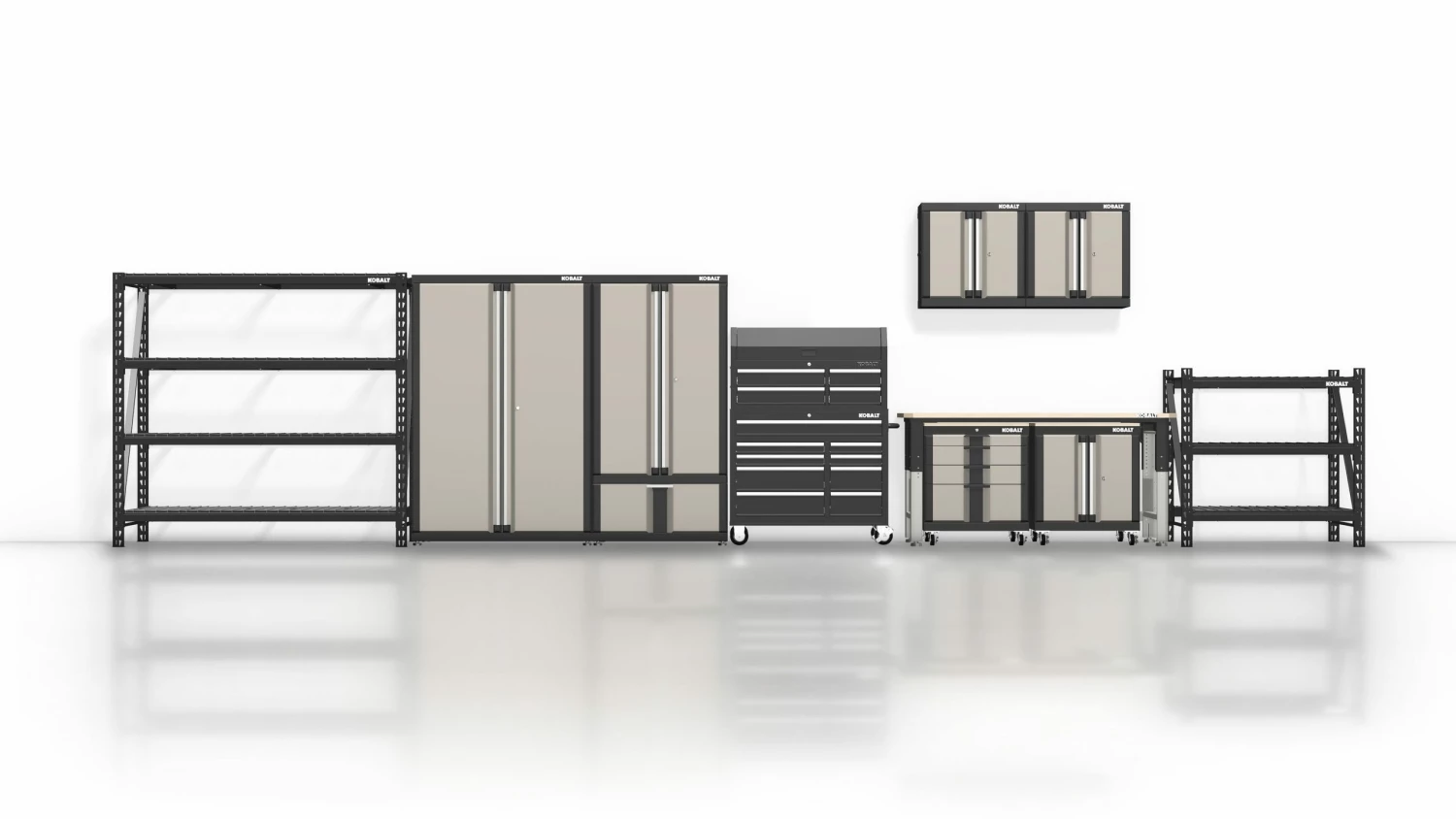 Kobalt Garage Cabinets 28-in W x 28-in H x 12.5-in D Steel Wall-mounted Garage Cabinet 8 Kobalt Garage Cabinets 28-in W x 28-in H x 12.5-in D Steel Wall-mounted Garage Cabinet - Image 8