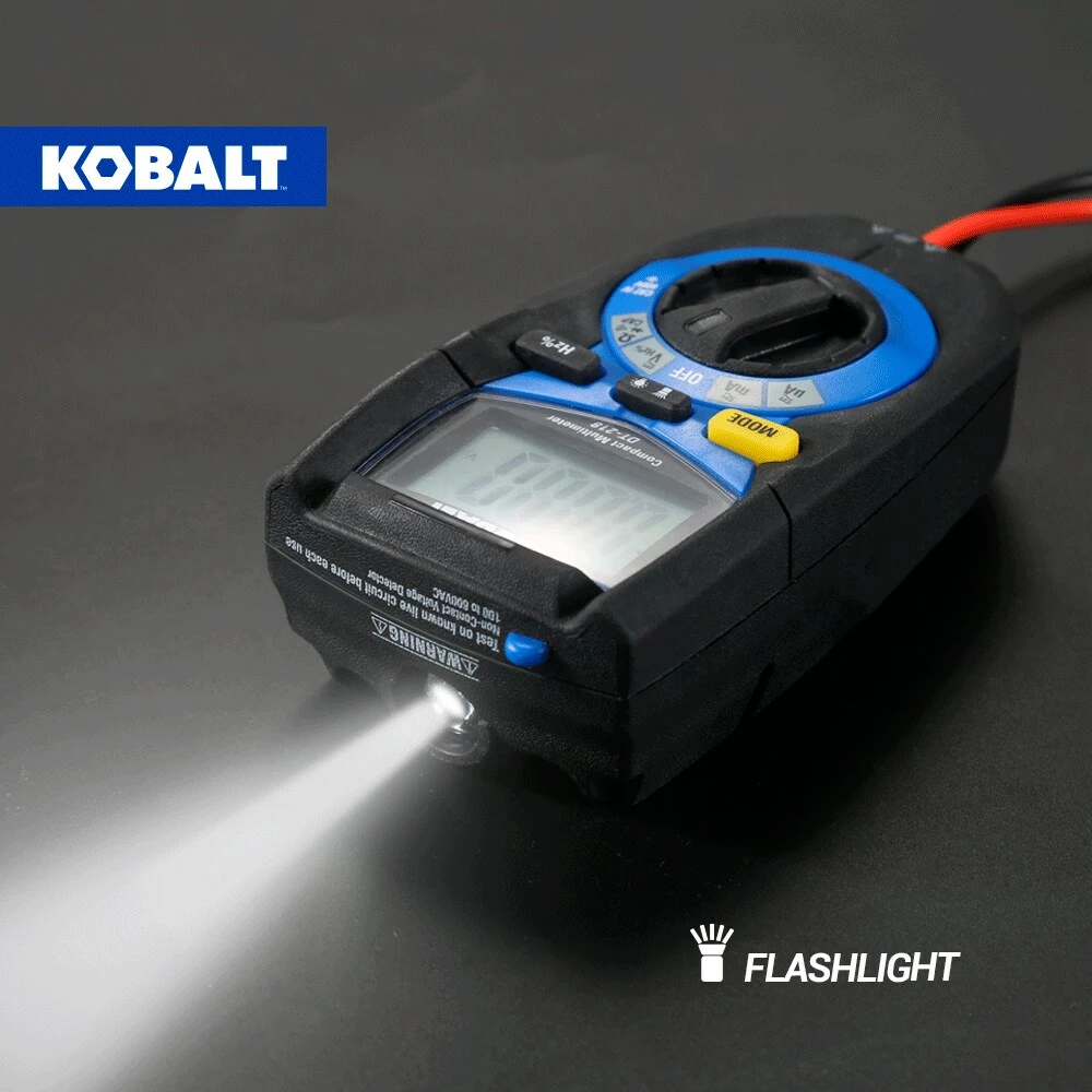 Kobalt Test Meters 0.2 Amp 600-Volt Digital Multimeter (Battery Included) 9 Kobalt Test Meters 0.2 Amp 600-Volt Digital Multimeter (Battery Included) - Image 9