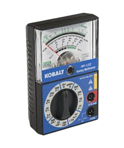 Kobalt Test Meters 0.25 Amp 500-Volt Analog Manual Ranging Multimeter (Battery Included) 8 Kobalt Test Meters 0.25 Amp 500-Volt Analog Manual Ranging Multimeter (Battery Included) -Kobalt Shop 43489084
