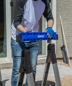 Kobalt Saw Horses 30.63-in W x 33.5-in H Adjustable Pp and Steel Construction Saw Horse (1000-lb Capacity) -Kobalt Shop 44628176 scaled