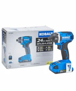 Kobalt Impact Drivers 24-volt Max Variable Speed Brushless Cordless Impact Driver (1-Battery Included) 7 Kobalt Impact Drivers 24-volt Max Variable Speed Brushless Cordless Impact Driver (1-Battery Included) -Kobalt Shop 45231353