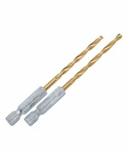 Kobalt Twist Drill Bits 2-Piece 1/8-in 2-1/2-in Titanium Coated Hss Twist Drill Bit -Kobalt Shop 45347492