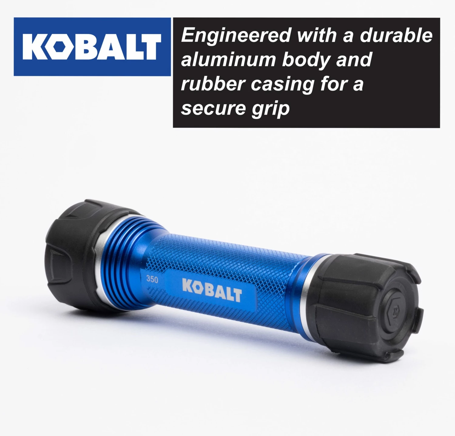 Kobalt Flashlights 350-Lumen LED Rechargeable Flashlight 3 Kobalt Flashlights 350-Lumen LED Rechargeable Flashlight - Image 3