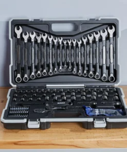 Kobalt Mechanics Tool Sets Universal 115-Piece Standard (SAE) and Metric Combination Matte Mechanics Tool Set (1/4-in; 3/8-in) 13 Kobalt Mechanics Tool Sets Universal 115-Piece Standard (SAE) and Metric Combination Matte Mechanics Tool Set (1/4-in; 3/8-in) -Kobalt Shop 45373527