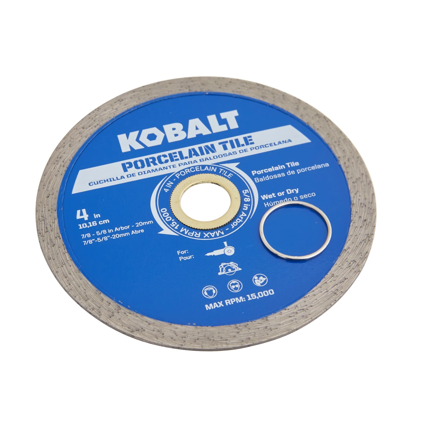 Kobalt Diamond Saw Blades 4-in Wet or Dry Porcelain Continuous Diamond Saw Blade 2 Kobalt Diamond Saw Blades 4-in Wet or Dry Porcelain Continuous Diamond Saw Blade - Image 2