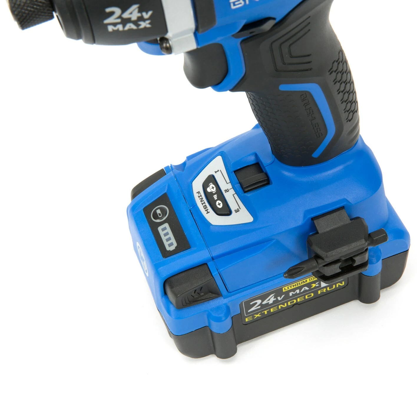 Kobalt Power Tool Combo Kits 2-Tool 24-Volt Max Brushless Power Tool Combo Kit with Soft Case (1-Battery Included and Charger Included) 2 Kobalt Power Tool Combo Kits 2-Tool 24-Volt Max Brushless Power Tool Combo Kit with Soft Case (1-Battery Included and Charger Included) - Image 2