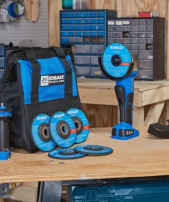 Kobalt Angle Grinders 5-in 24-Volt Max Paddle Switch Brushless Cordless Angle Grinder (1-Battery and charger Included) 13 Kobalt Angle Grinders 5-in 24-Volt Max Paddle Switch Brushless Cordless Angle Grinder (1-Battery and charger Included) -Kobalt Shop 45404119