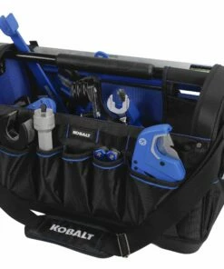 Kobalt Tool Bags Plumbing Tool Bag with Caddy Black, Blue Polyester 12.99-in 12 Kobalt Tool Bags Plumbing Tool Bag with Caddy Black, Blue Polyester 12.99-in -Kobalt Shop 45459479 scaled