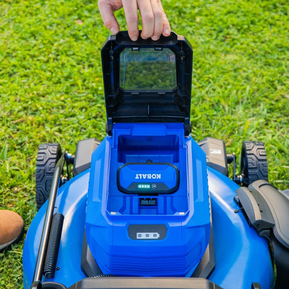 Kobalt Cordless Electric Push Lawn Mowers 40-volt Brushless 20-in Push Cordless Electric Lawn Mower 6 Ah (Battery & Charger Included) 12 Kobalt Cordless Electric Push Lawn Mowers 40-volt Brushless 20-in Push Cordless Electric Lawn Mower 6 Ah (Battery & Charger Included) - Image 12