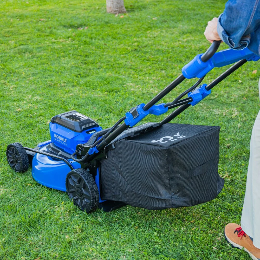 Kobalt Cordless Electric Push Lawn Mowers 40-volt Brushless 20-in Push Cordless Electric Lawn Mower 6 Ah (Battery & Charger Included) 9 Kobalt Cordless Electric Push Lawn Mowers 40-volt Brushless 20-in Push Cordless Electric Lawn Mower 6 Ah (Battery & Charger Included) - Image 9