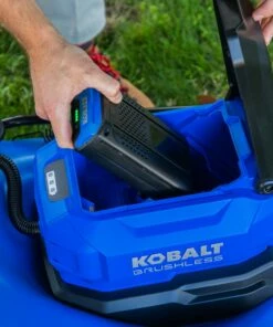 Kobalt Cordless Electric Push Lawn Mowers Gen4 40-volt Brushless 20-in Self-propelled Cordless Electric Lawn Mower 6 Ah (Battery & Charger Included) -Kobalt Shop 45715990