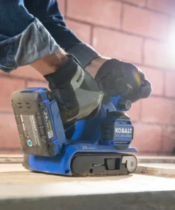 Kobalt Power Sanders Kobalt 24V MAX 24-Volt Brushless Cordless Variable Belt Sander with Dust Management -Kobalt Shop 47637522