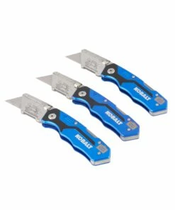 Kobalt Utility Knives Kobalt 3pk Lockback knife set 18mm 3-Blade Folding Utility Knife 7 Kobalt Utility Knives Kobalt 3pk Lockback knife set 18mm 3-Blade Folding Utility Knife -Kobalt Shop 47775795