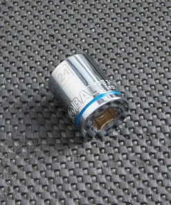 Kobalt Sockets & Socket Sets Metric 1/2-in Drive 12-point 24-mm Shallow Socket -Kobalt Shop 47791539