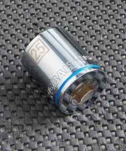 Kobalt Sockets & Socket Sets Metric 1/2-in Drive 12-point 25-mm Shallow Socket -Kobalt Shop 47791543