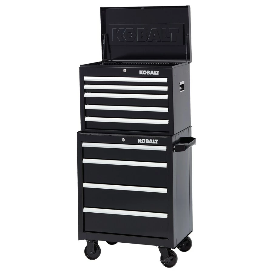 Kobalt Bottom Tool Cabinets 26.5-in W x 34-in H 4-Drawer Steel Tool Cabinet (Black) 5 Kobalt Bottom Tool Cabinets 26.5-in W x 34-in H 4-Drawer Steel Tool Cabinet (Black) - Image 5