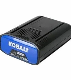 Kobalt Cordless Power Equipment Batteries & Chargers 40-Volt Max 2.5 Ah Rechargeable Lithium Ion (Li-Ion) Cordless Power Equipment Battery -Kobalt Shop 841821021054lg