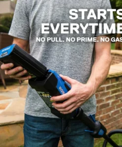 Kobalt Cordless Electric String Trimmers 40-Volt Max 15-in Straight Cordless String Trimmer (Battery Included) -Kobalt Shop 841821049782 12534878