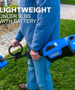 Kobalt Cordless Electric String Trimmers 40-Volt Max 12-in Straight Cordless String Trimmer (Battery Included) -Kobalt Shop 841821066833 15770013